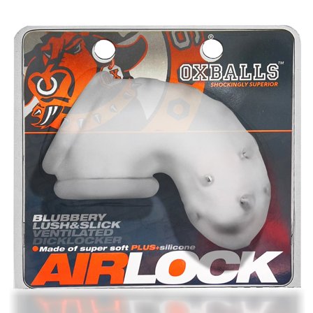 OXBALLS AIRLOCK AIR-LITE VENTED CHASTITY CLEAR - Vuxen.se - Penisbur