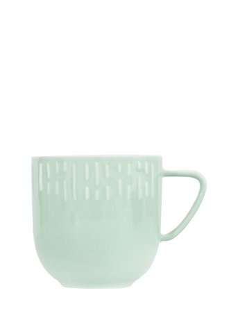 Confetti Mug W/Relief 1 Pcs Giftbox Green Aida