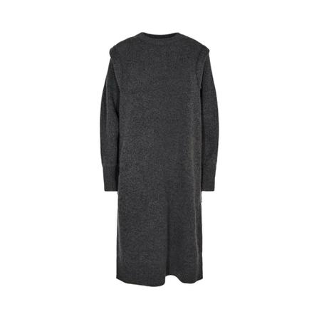 Levete Room Knitted Kjole Grå, Dame
