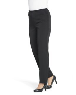 Populær bukse med elastisk midje Ellen Svart - 46 - Åshild