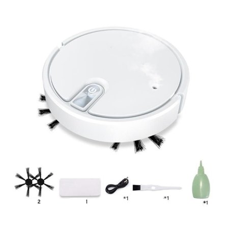 Robotdammsugare, robotdammsugare och mopp - robotdammsugare - 5 i 1 återanvändbar smart V