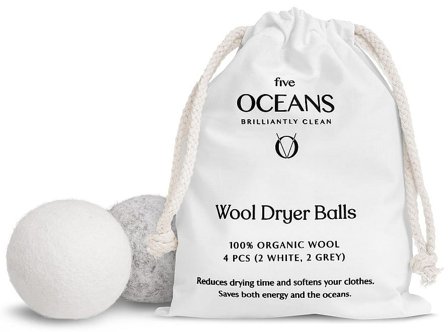 Five Oceans Wool Dryer Balls 4 stk, Tøj & Bolig, Husholdning, Tekstilpleje