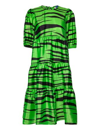 Lilicras Dress Dresses Cocktail Dresses Grønn Cras*Betinget Tilbud
