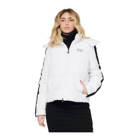 Emporio Armani Coats Hvid, Dame Dunjakker, Størrelse: XS