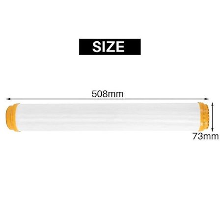 1 stk. 20 tommer harpiksfilterpatron blødgjort rent vand ionbytter