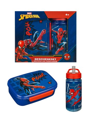 Spider-man Spider-Man Lunch Box And Water Bottle Set - Blue - ONE SIZE