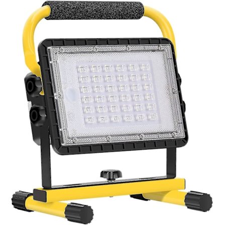 Oppladbar LED-flomlys, 60w byggeplassflomlys 20800mah oppladbar LED-arbeidslys vanntett nødsikkerhetslys for verksted, G