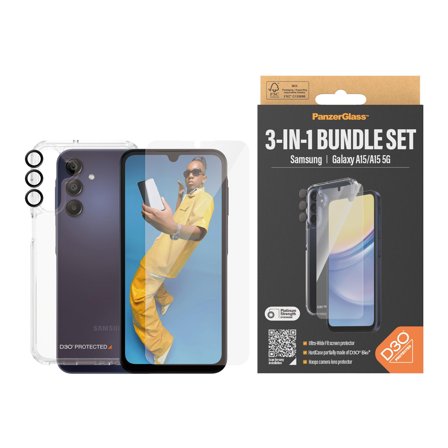 PanzerGlass PG 3-in-1 Protection Pack Galaxy New A14 A14 5G UWF