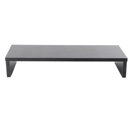 Skjermstativ Riser Ergonomisk dataskjerm Riser Stativ Ekstra lagringsplass Desktop Notebook Forhøyet base Svart valnøtt