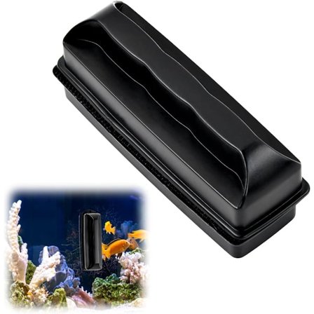 Magnetisk glasrenser til akvarium - Effektiv mod alger - Praktisk rengøringssæt - Kompatibel med glastanke