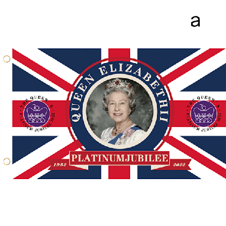 Engelsk Queen Flag Elizabeth 70th Anniversary Celebration Supply 90*150cm
