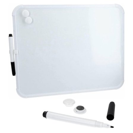 /Hc/Valkotaulu / Whiteboard - 36x28cm Valkoinen