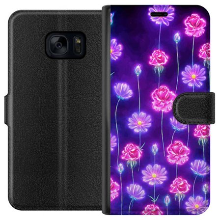 Yhteensopiva Lompakkokotelo Samsung Galaxy S7 Bloom Reverie Electric Petals