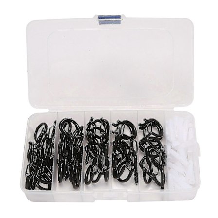 Krok metall skruekrok sikkerhetsspenne lys