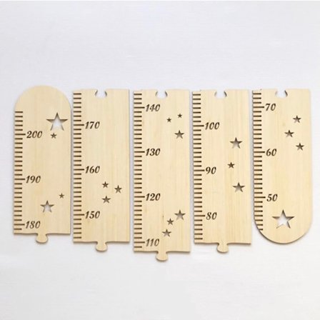 Målestav for barn, personlig høydekurve for barn 50-200cm