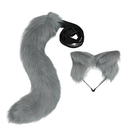 Anime Animal Headband And Tail Costume Anime Party Cat Cosplay Costume