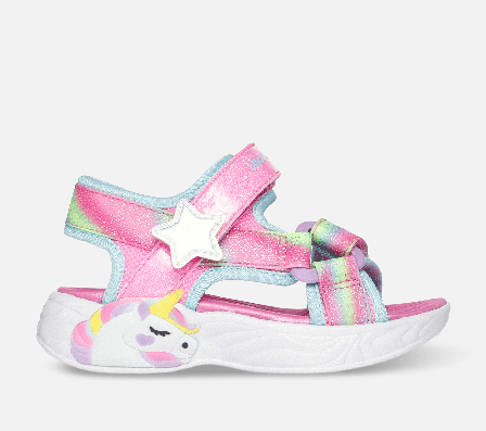 Skechers, Unicorn Dreams Sandal – Dreamy Unicorns, 26, Pink, Pige