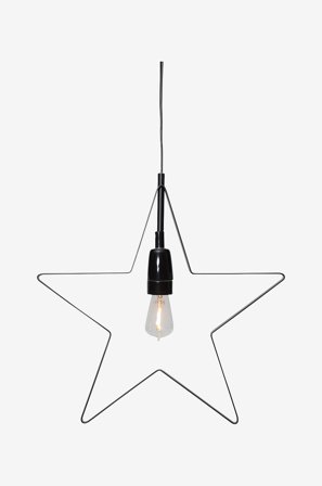 Star Trading - Hängande stjärna i metall Orbit - Svart - Adventsstjärnor - Från Homeroom