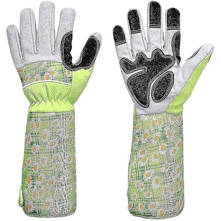 Lange Havehandsker. Tornebestandige Havearbejdshandsker til Kvinder med Anti-slip