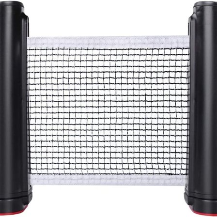 Bordtennisnet, justerbart teleskopnet, bordtennis udskiftningsnet, flytbart KLB