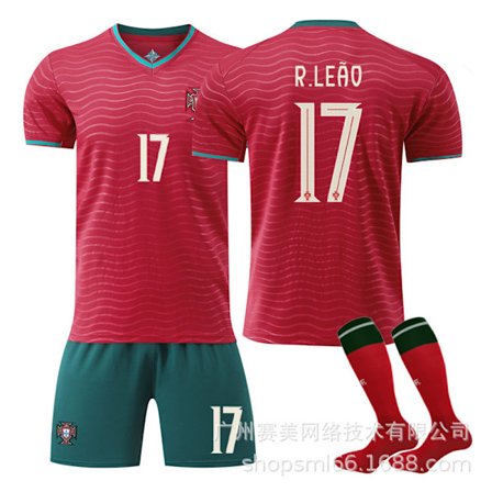 [COQQ] 25-26 Portugal spesialutgave draktsett (med sokker) NO.17 R.LEAO