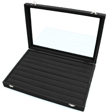 Ringe opbevaringsboks - Smykkeboks til ringe med glas