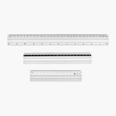 Linjal 3-pack - Biltema