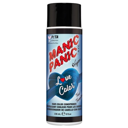 Manic Panic Love Color Hair Color Depositing Conditioner Teal Temptress 236ml