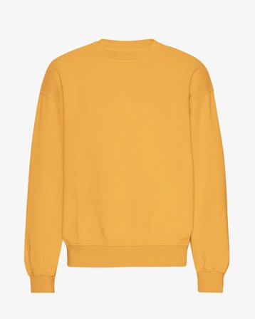 Organic Oversized Crew - Burned Yellow