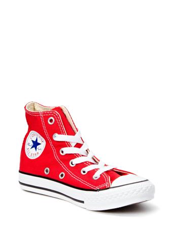 Yths C/T Allstar Hi Shoes Canva Sneakers Rød Converse