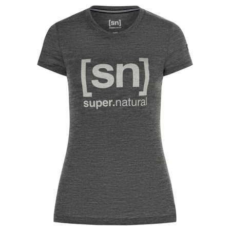 Super.natural Women's Essential I.D. Tee Women short-sleeved sweaters Black M