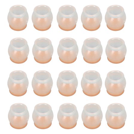 20 st Runda Stolsbensskydd Halkskydd Ljudreducering Tjocka Filtkuddar