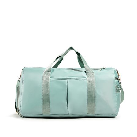 Sports Gym Bag Vanntett Weekender Reiseveske Med Skoskap Tørr Og Våt Separasjon (Grønn)