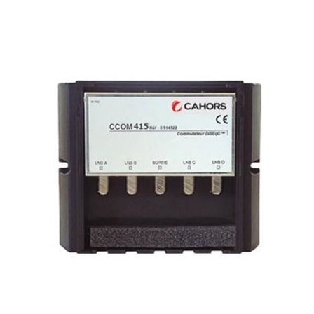 DiSEqC CCOM415 kytkin - vedenpitävä - 4 tuloa 1 lähtö - Cahors