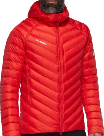 Mammut Broad Peak In Hooded Jacket Men - Red - M