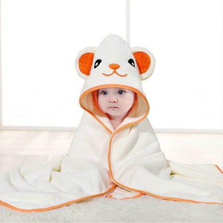 Baby Badhandduk Maskintvättbar Badhandduk för Baby Shower-presenter