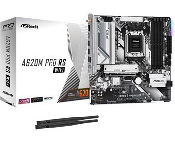 ASRock-ASRock A620M PRO RS WIFI D5-ASRock A620M PRO RS WIFI D5 Hovedkort-Computer components-AMD Socket AM5