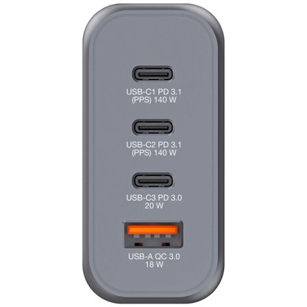 Verbatim GNC-35 GaN Charger 140W with 1 x USB-C PD 140W