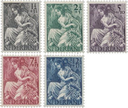 Holland 1946 - NVPH 449-453 - Postfrisk