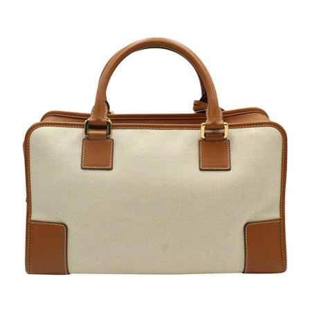 Loewe Pre-owned, Pre-owned Handbags Beige, Dames, Maat:ONE Size