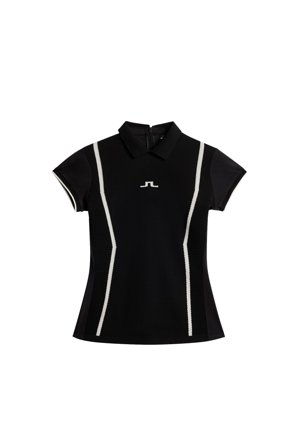 J.Lindeberg - Golf - Theodora Hybrid Knit Shirt - Black - Femme - M
