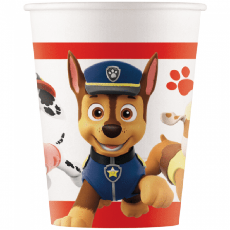 Paw Patrol Pappersmugg 8-pack - Paw Patrol Kalas Dekoration - Kalaslagret.se