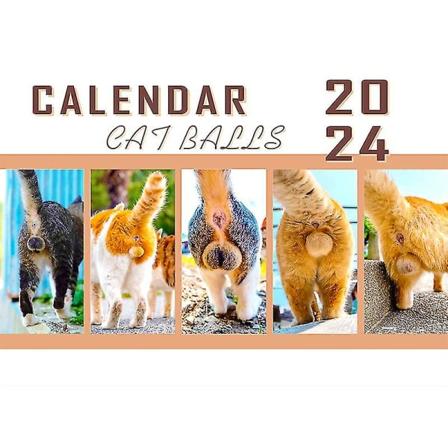 Cat Butts 2024 For Cat Lovers Funny Cats Calendar,kitten Butt Calendar 2024 Monthly Wall Hanging Calendars Cute Funny Dog Breed Kb Multicolor