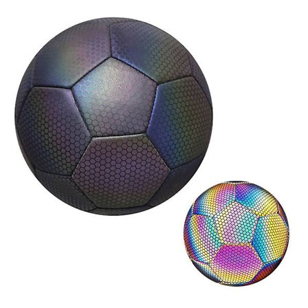 Glow In The Dark Fotball, Holografisk Ball - Glødende Fotball, Reflekterende Fotball Treningsballer