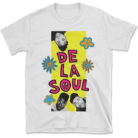 De La Soul Flowers Hip Hop T-paita