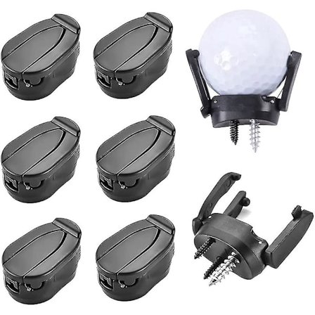 6 kpl Golf-pallojen nosto-otteita Taitettavat Golf-pallojen nosto-otteet Imukappaleet Asetetaan Putteri-otteisiin