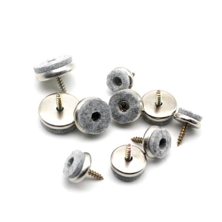 Möbelglidare - 32-pack stolsglidare, 28 mm diameter stolsglidare. Furnit