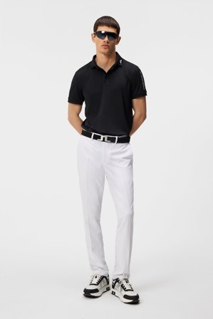 J.Lindeberg - Golf - Tour Tech Reg Fit Golf Polo - Black - Man - L
