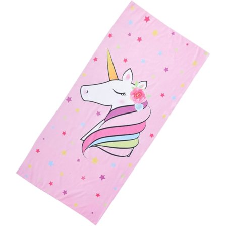 Enhjørning Strandhåndkle Stort Hurtigtørkende Mikrofiber Reise Tilbehør
