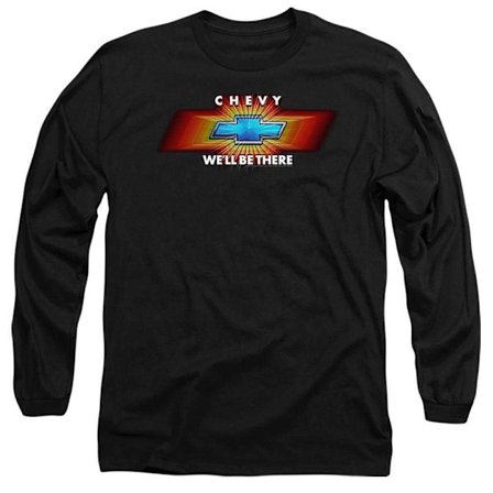 Chevrolet Unisex Vuxen Well Be There TV Reklam T-shirt XL Svart